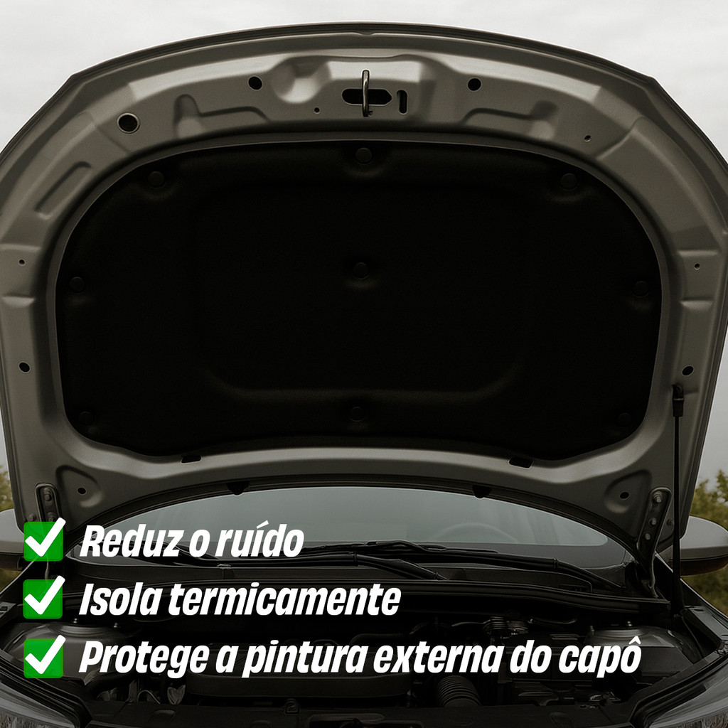 Manta Forro de Capô Premium + Presilhas Strada 2021 A 2026 Adesivada Antichama Premium Grud GTC 5209 — imagem 2 de 2