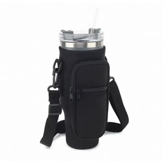 Suporte para Copo ou Garrafa Bolsa Porta Garrafas Alça Ajustável e Bolso para Ombro Portátil em Oferta na Shopee
