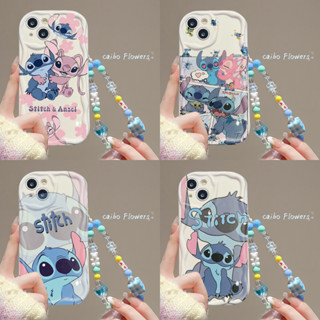 Disney Stitch Corrente Invólucro Para Samsung Galalxy A56 A55 A54 A16 A06 A15 A14 A53 A12 A13 A73 A36 A32 A26 A73 A34 A2 em Oferta na Shopee