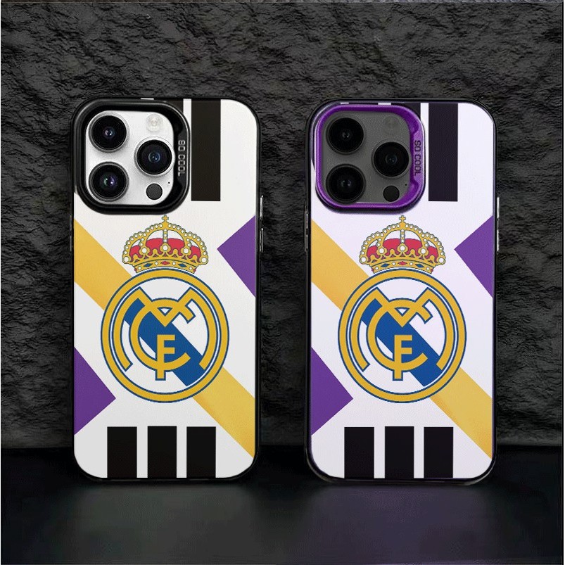 Capinha Real Madrid FC Caso De Telefone Para IPhone 7 PLUS 8 11 XS Max XR 7 Pro 12 13 15 16 14 15 16 capa