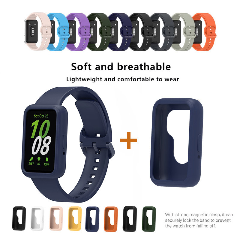 [Capa Mole + Pulseira De Relógio] Adequada Para Samsung Galaxy Fit 3 SM-R390 Sob