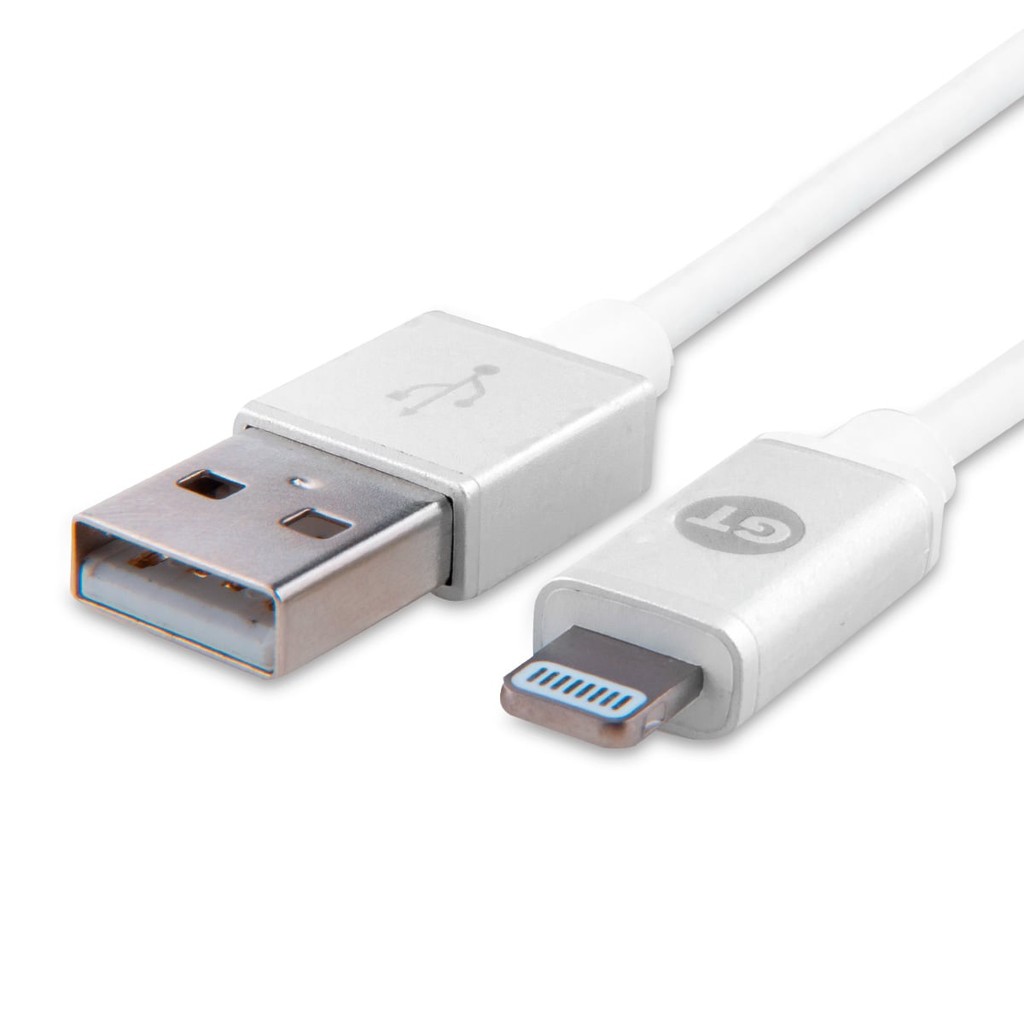 Cabo Lightning MFi para USB 1.2m - Branco | GT - Mobile & Gadgets