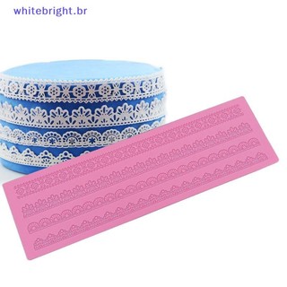 Molde De Renda Para Decoração De Borda De Bolo , Tapete Fondant , Ferramentas De Casamento , Utensílios Assar [BR]