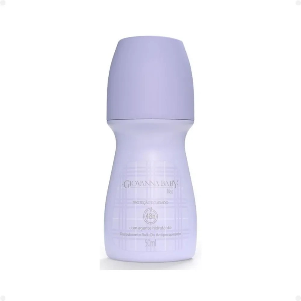 Desodorante Roll-On Antitranspirante Giovanna Baby Lilac Feminino 48H 50ml