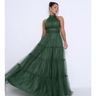 Vestido Tipo Maria para Festas, casamentos, bailes, formaturas, madrinhas, aniversários, longo em Oferta na Shopee