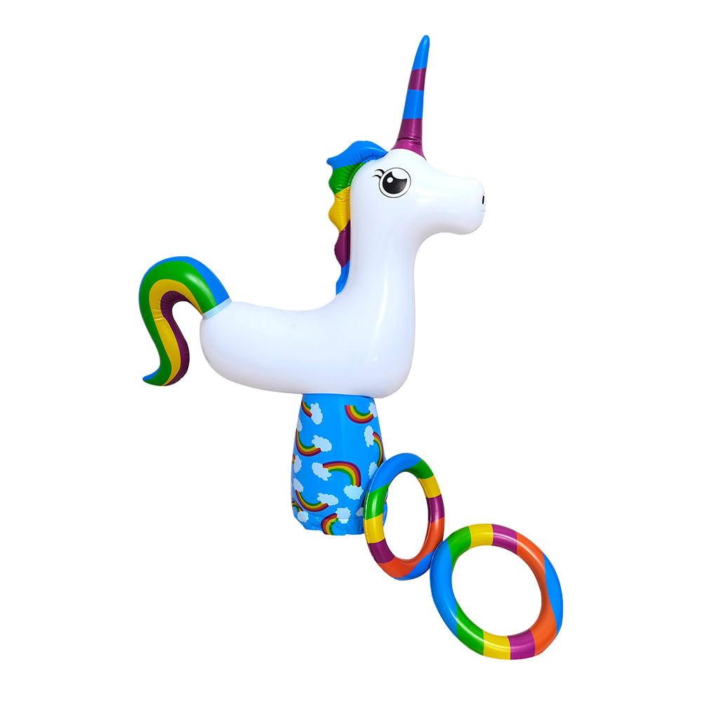 Jogo para Piscina Unicórnio com Argolas Bel em Oferta na Shopee