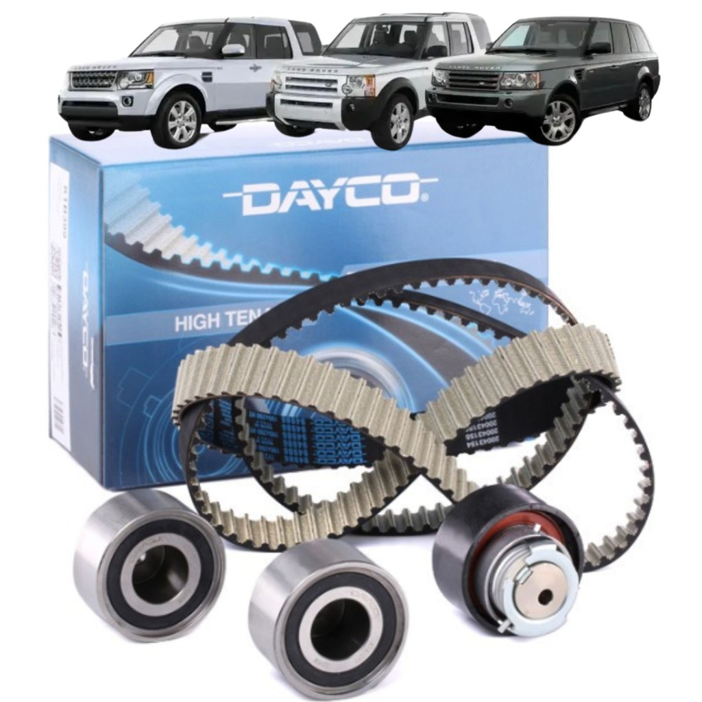 Kit Correia Dentada Dianteiro Land Rover Discovery 3 / 4 - 2.7 / 3.0 24V V6 Range Rover Sport - 195 Dentes - (Dayco