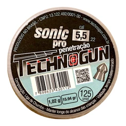 Chumbinho Technogun Sonic Pro 5.5mm (.22) - 125un