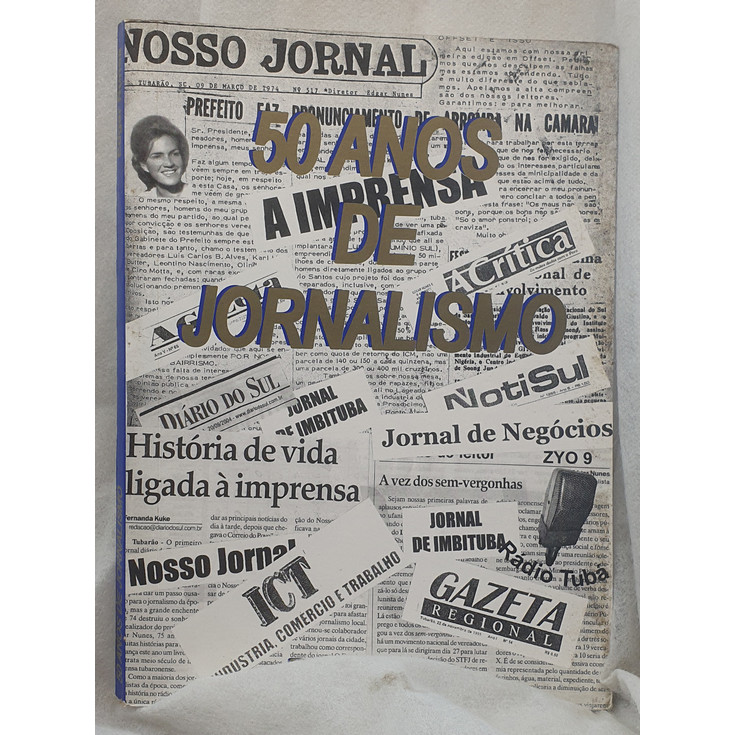 Livro 50 Anos de Jornalismo - Edgar Nunes - Editora do Autor