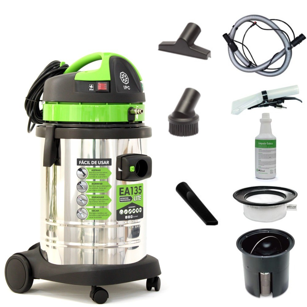 Extratora de carpete e Aspirador 35,5 litros 1200W - EA135 Lite IPC Soteco