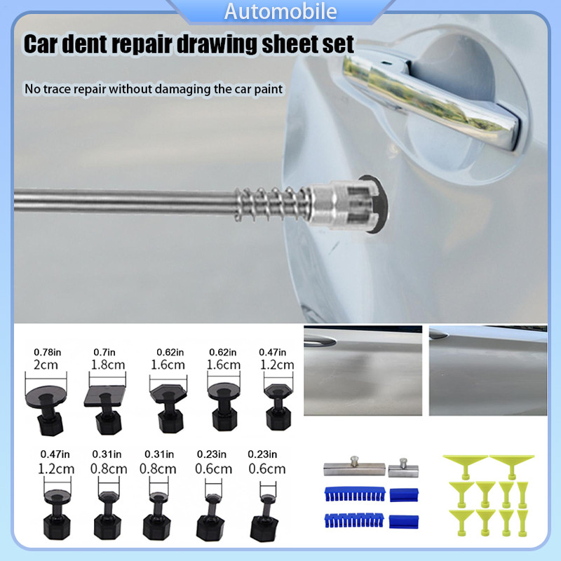 Removedor De Amassados De Carro , 10 Peças , Extrator Automático , Kits De Remoção Poderoso Kit De Reparo Para 