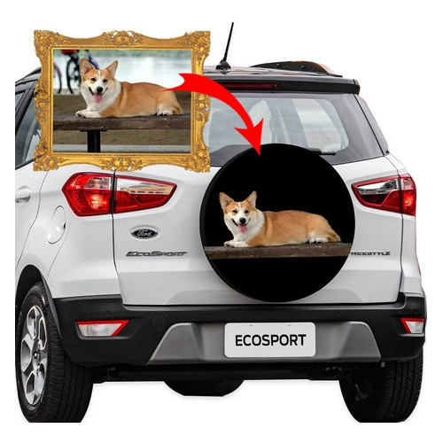 Capa Estepe Ecosport Personalizada Com A Sua Arte
