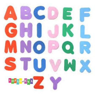 Alfabeto de Eva (tamanho 12cm) em Oferta na Shopee
