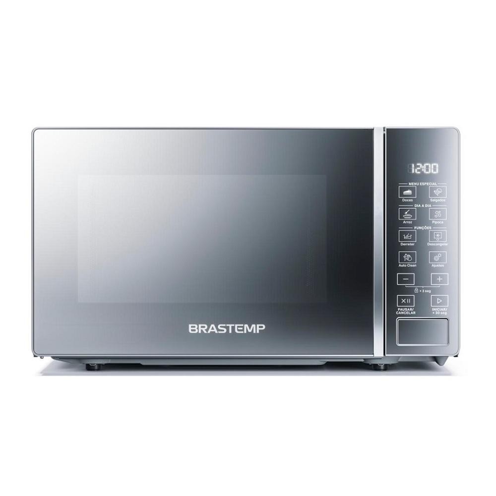 Micro-Ondas Brastemp 20 Litros com Funções Pré-preparo Inox Espelhado BMS20AR - 220V - Home Appliances