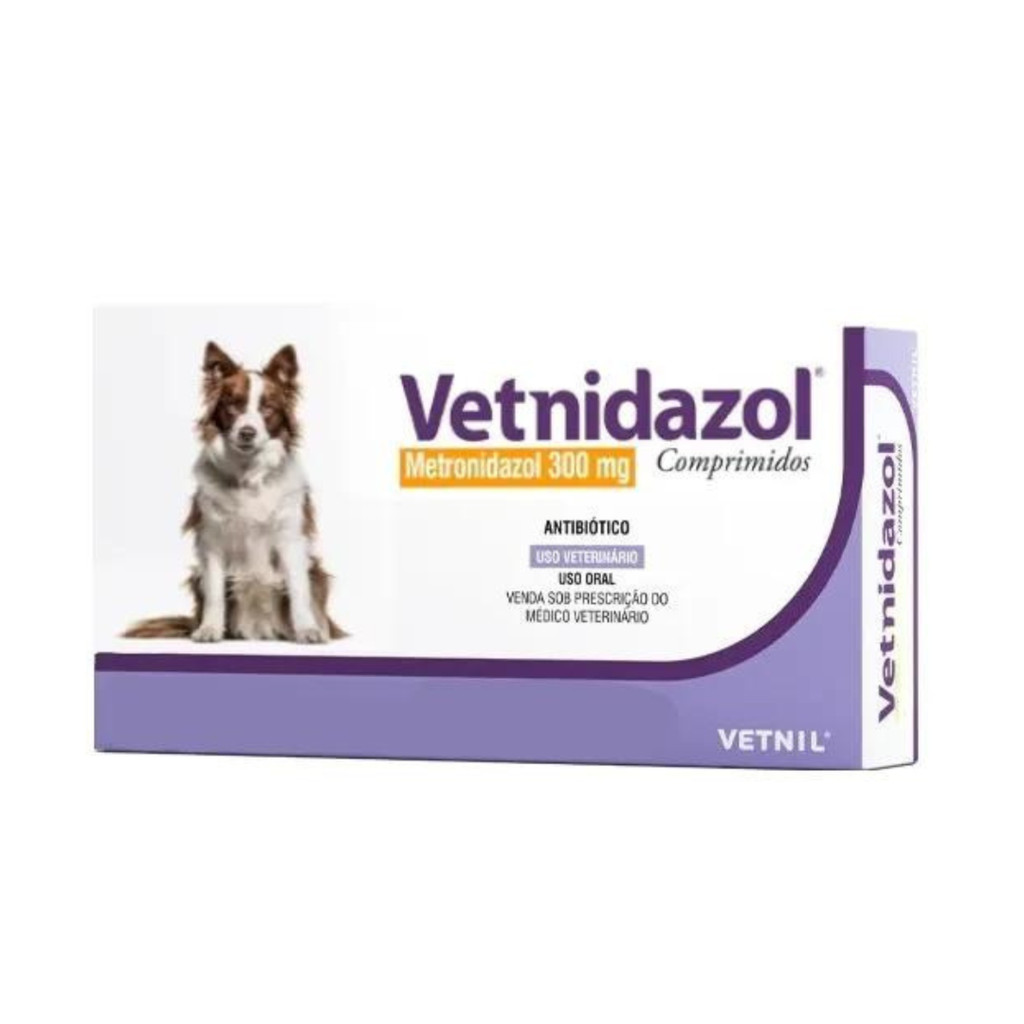 Antibiótico Vetnidazol Comprimidos Vetnil 300mg