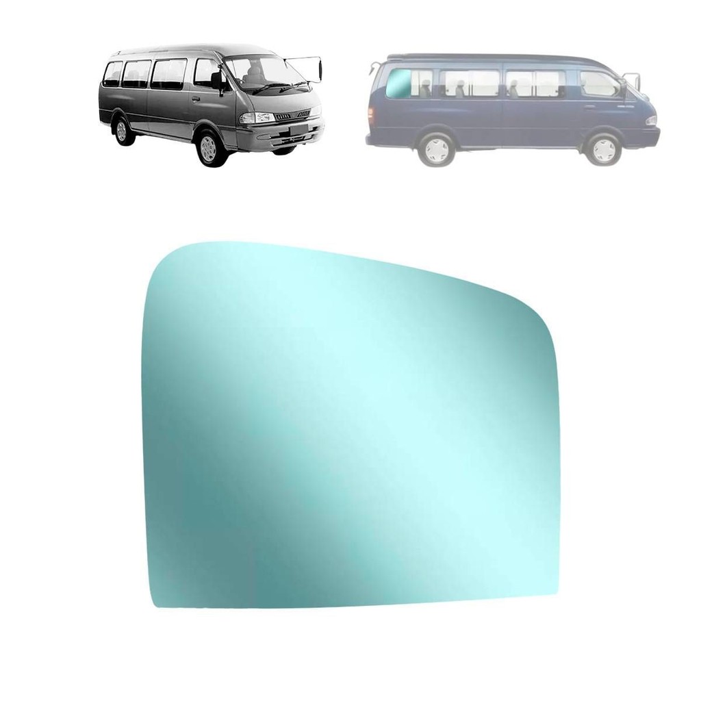 VIDRO KIA GRAN BESTA 1998 A 2005 LATERAL DIREITA MOVEL (COM FURO INFERIOR) VERDE (45,7 X 53,5 CM