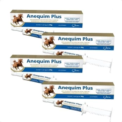 Kit 4 Vermífugo Oral Para Cavalos Anequim Plus Syntec - 30G
