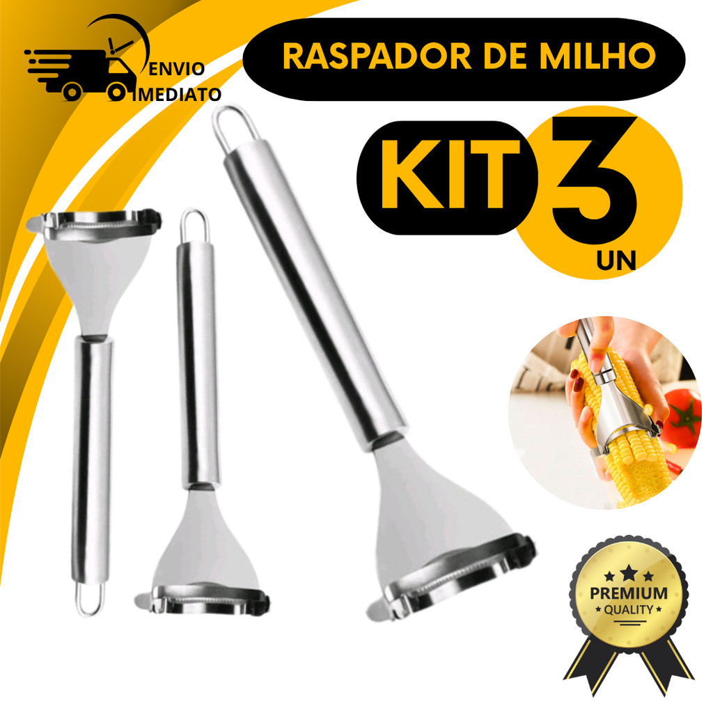 Descascador De Milho Aço Inoxidável Debulhador Milho Raspador Milho Cortador Milho