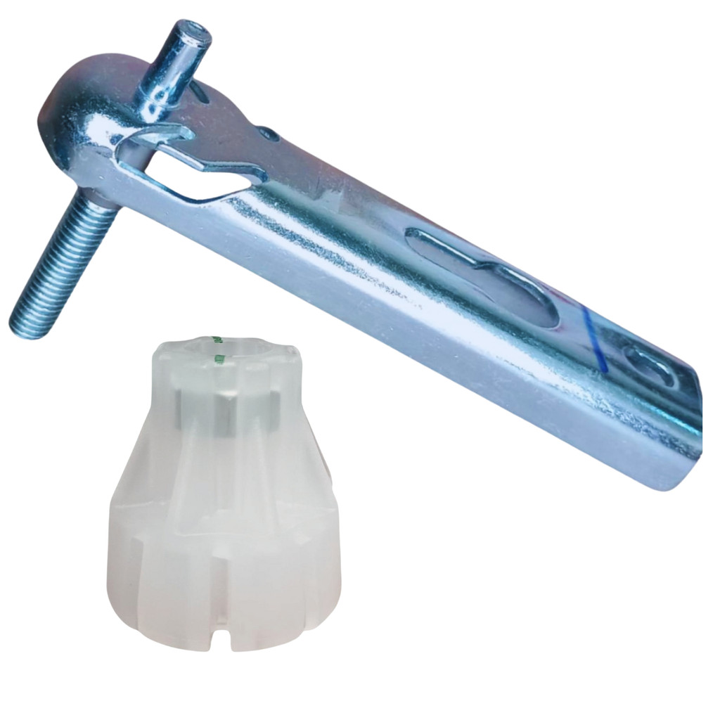 DOBRADIÇA INFERIOR + PÉ NIVELADOR COMPATÍVEL GELADEIRA ELECTROLUX DFX42 67401923 A99229402 ORIGINAL