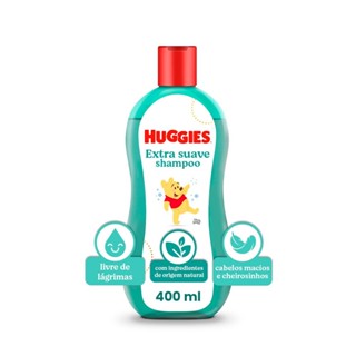 Shampoo Huggies Extra Suave para bebê 400ml em Oferta na Shopee