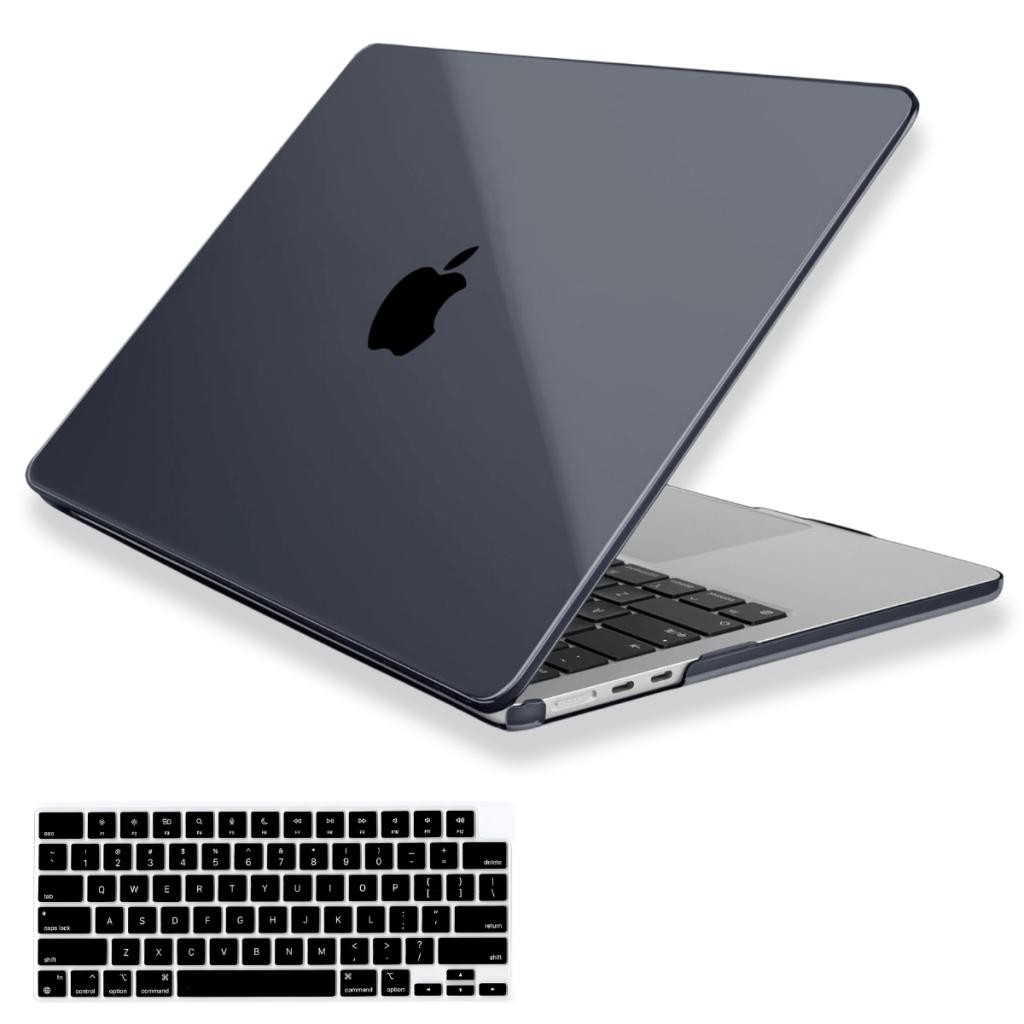 Kit Capa Para Macbook Air 15.3 Pol M2 M3 M4 A2941 A3114 A3241 - 2023 Até 2025 + Protetor  De Teclado