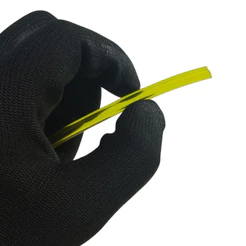 5 Metros de Mangueira Combustível Silicone Amarela 3mm x 1,5mm Borrachas Londrina