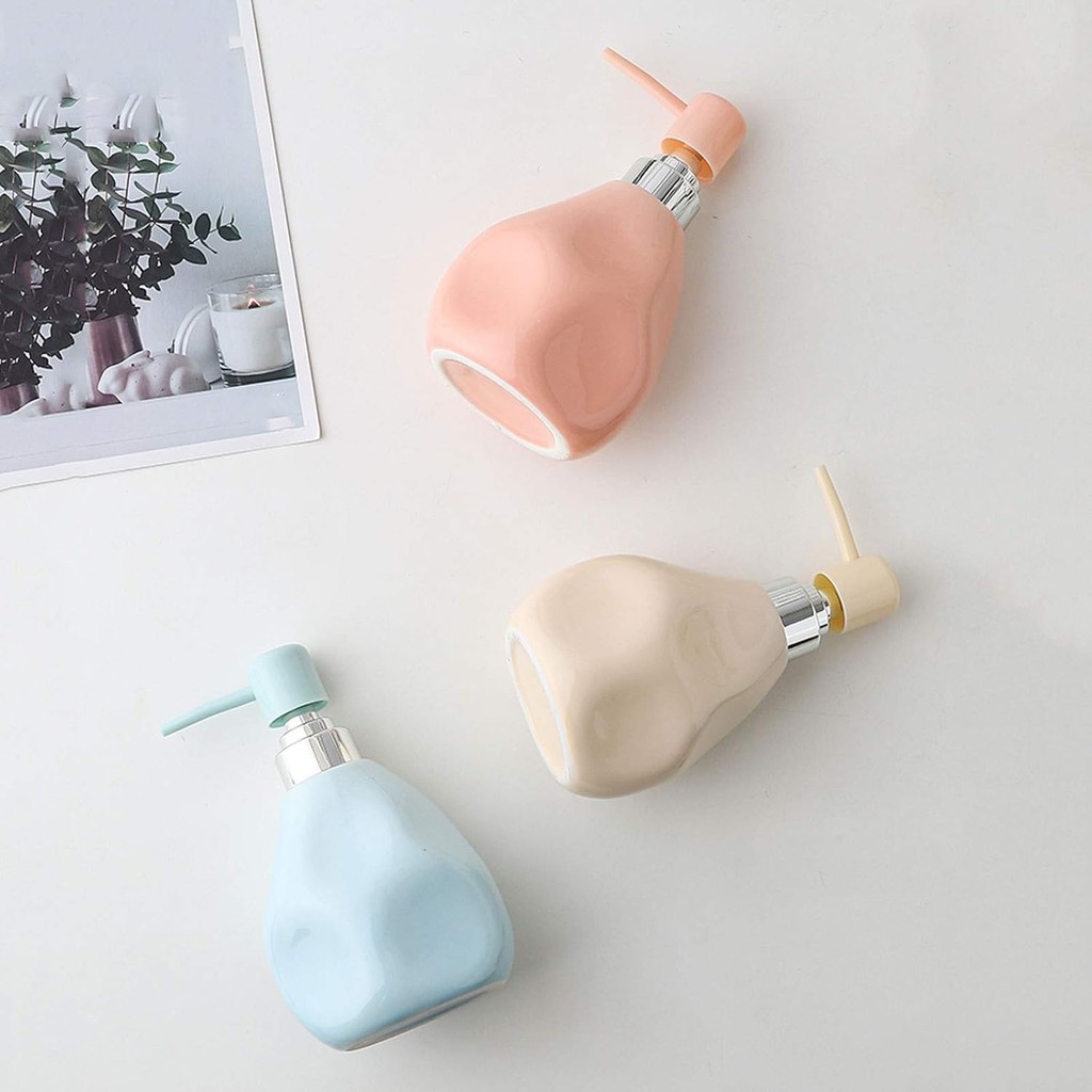 Dispenser de Sabonete em Cerâmica Elegância para Sua Pia em Várias Cores