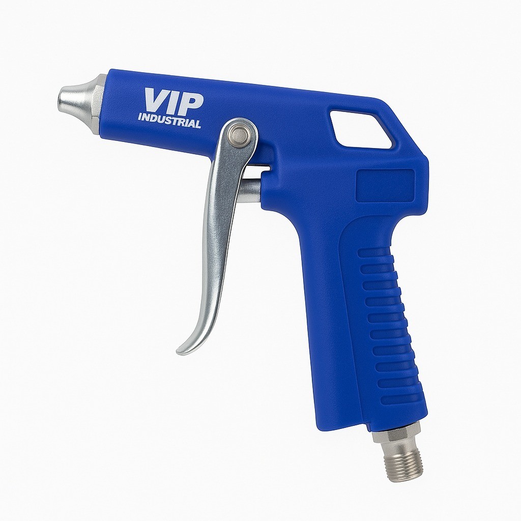 Bico de Ar p/ Limpeza com Gatilho 1/4 VIP Industrial pistola Sopro de Ar Comprimido Oficina