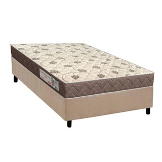 Conjunto Box Solteiro: Colchão Espuma Orthoflex D28 Comfortpedic+ Base CRC Suede Clean(78x188) em Oferta na Shopee