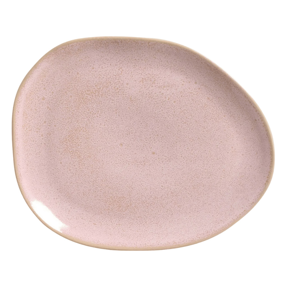 Pratos De Sobremesa 22,5cm Oval Orgânico Litchi Cerâmica Porto Brasil em Oferta na Shopee