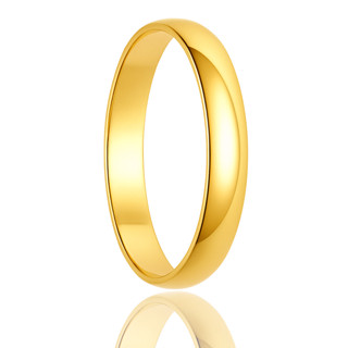 Aliança 4mm Banhada Ouro 18k Tradicional Tungstênio Avulsa em Oferta na Shopee