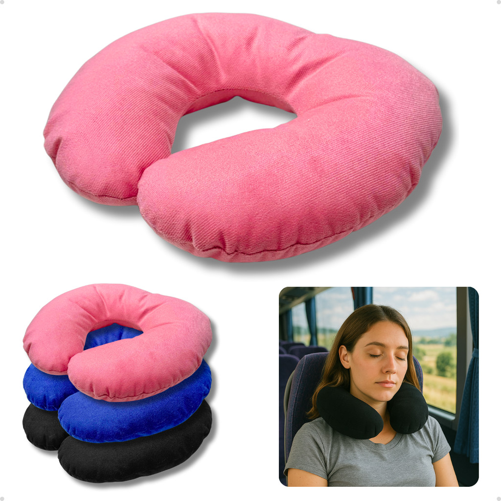 Imagem Almofada Travesseiro Encosto Protetor P/ Pescoço Leitura, Viagem ou Descanço