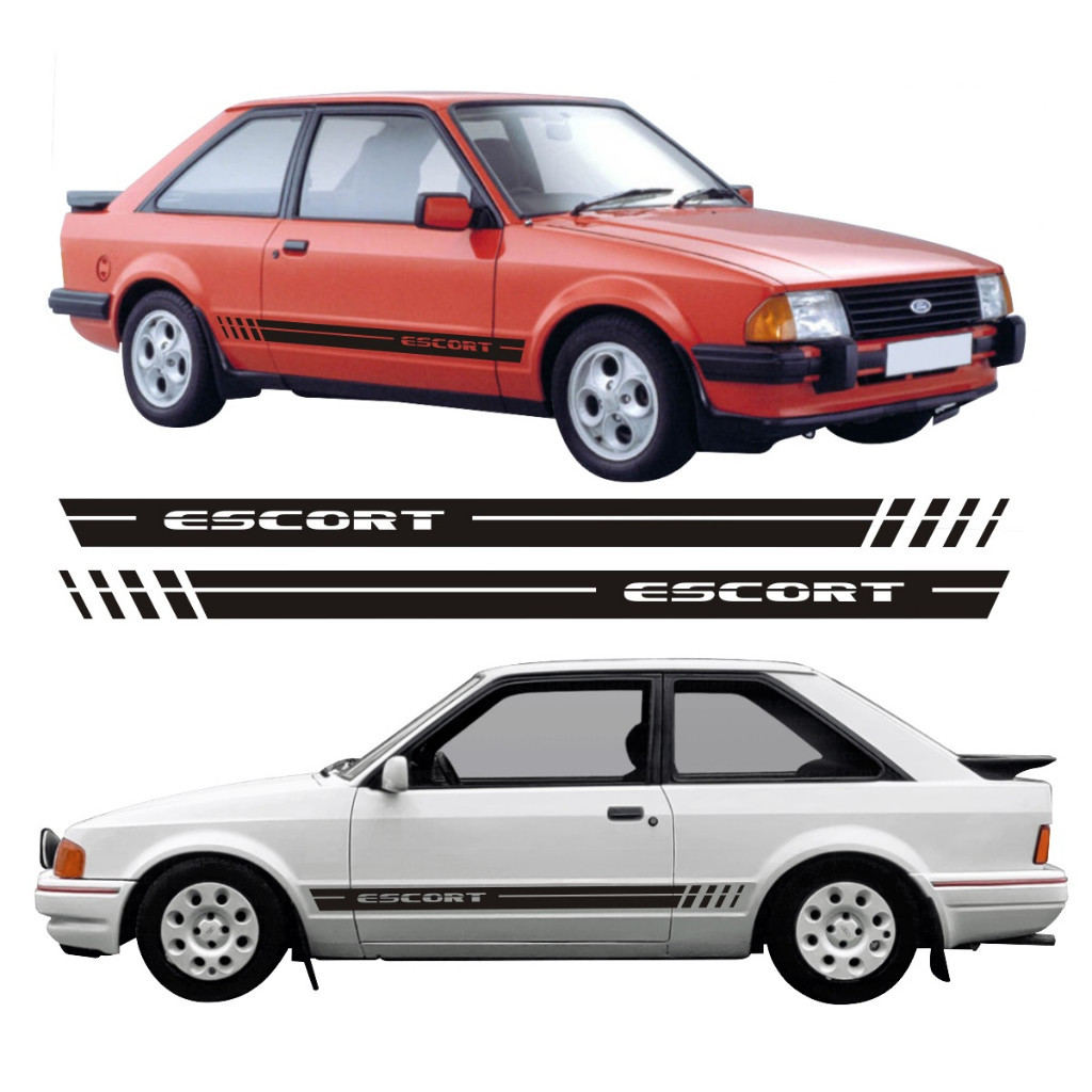 Adesivo Lateral Para Ford Escort Faixa Ec1 De 1983 A 1992 Tuning Esportovo