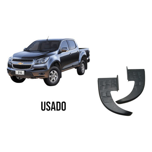 Par Pisante Para-choque Traseiro Chevrolet S-10 Ltz 12/22