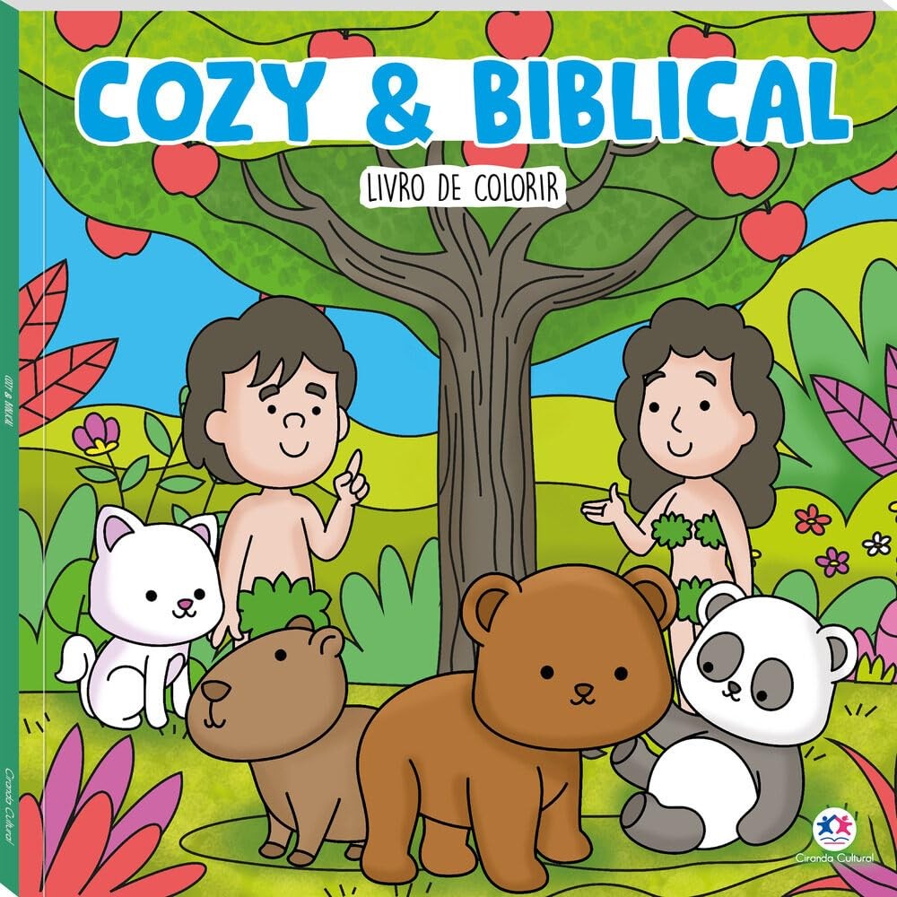 Cozy and Biblical | Livro de Colorir em Oferta na Shopee