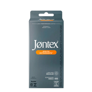 Preservativo com Efeito Retardante - 6 Unidades | Jontex em Oferta na Shopee