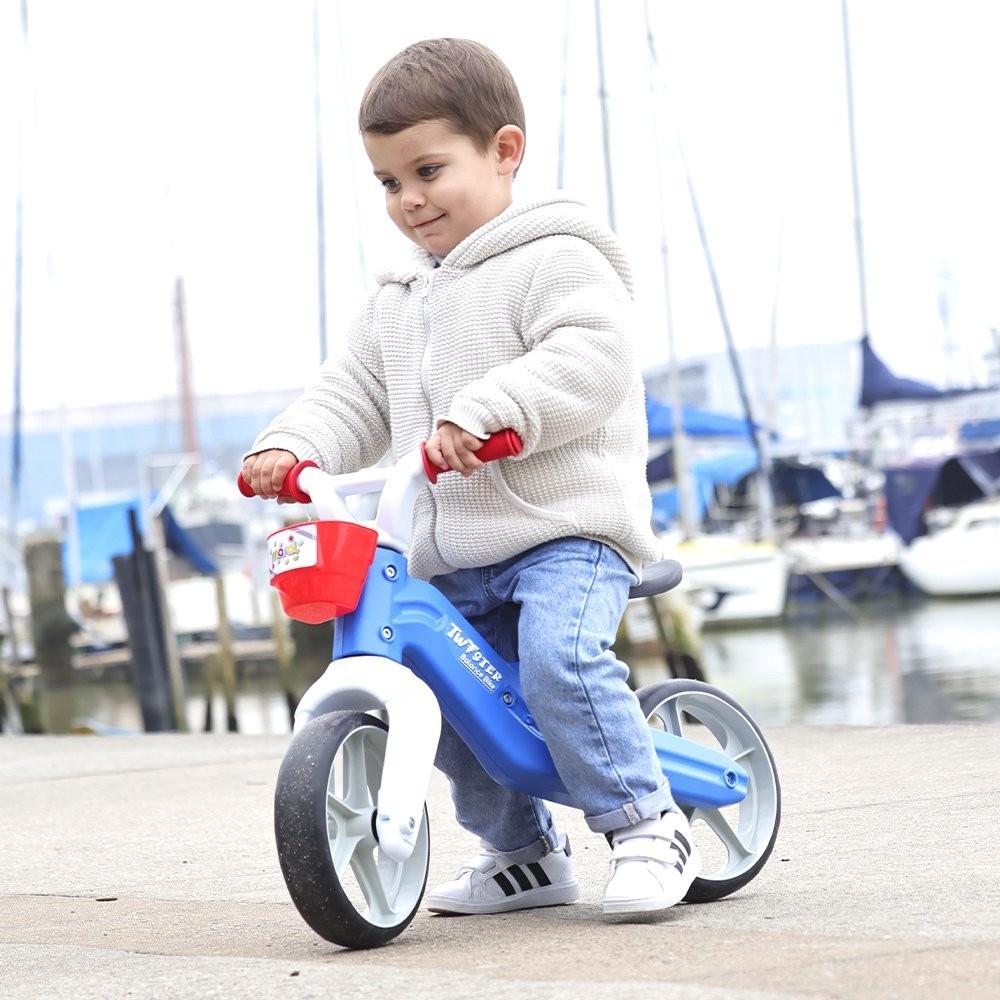 Bicicleta Infantil sem Pedal Equilíbrio Infantil Estável e Seguro para Crianças Brincar na Rua