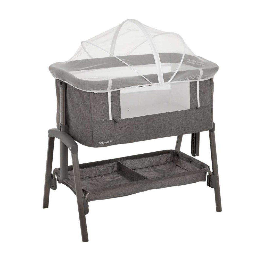 Berço Bebê Co-Leito Colin Galzerano Lado a Lado com Tela em Oferta na Shopee