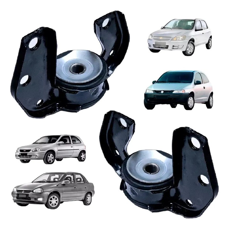 Par Suporte Barra Tensora Morcego Corsa 1.0/1.4/1.6 Corsa Classic Corsa Pickp-UP Celta Prisma Tigra