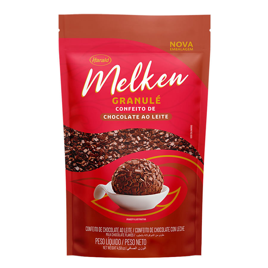 Chocolate Melken Granulé ao Leite 400g HARALD - Food & Beverages