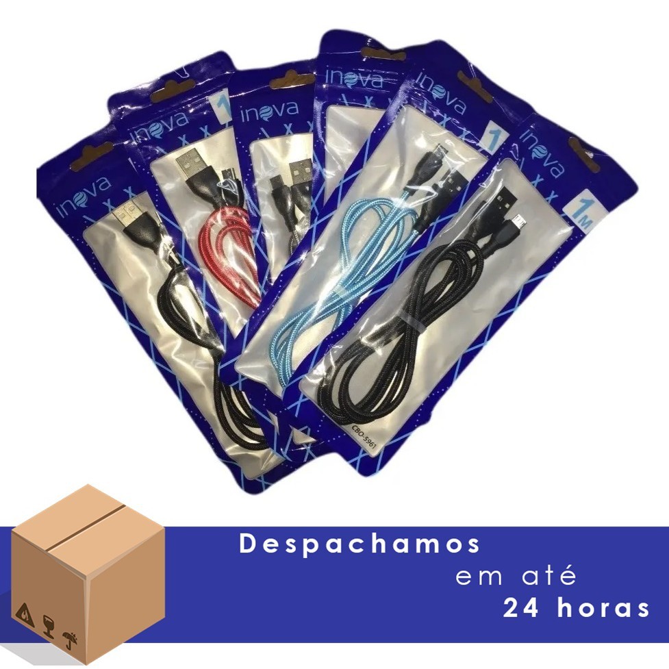 Cabo Inova Simples Original USB V8 Tipo C Carga Rápida Alta Qualidade atacado melhor custo beneficio