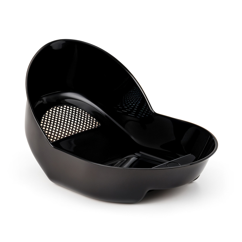 Lava Arroz Escorredor Lavador com Peneira Plástico Multiuso Cozinha Grãos Legumes Prático Resistente