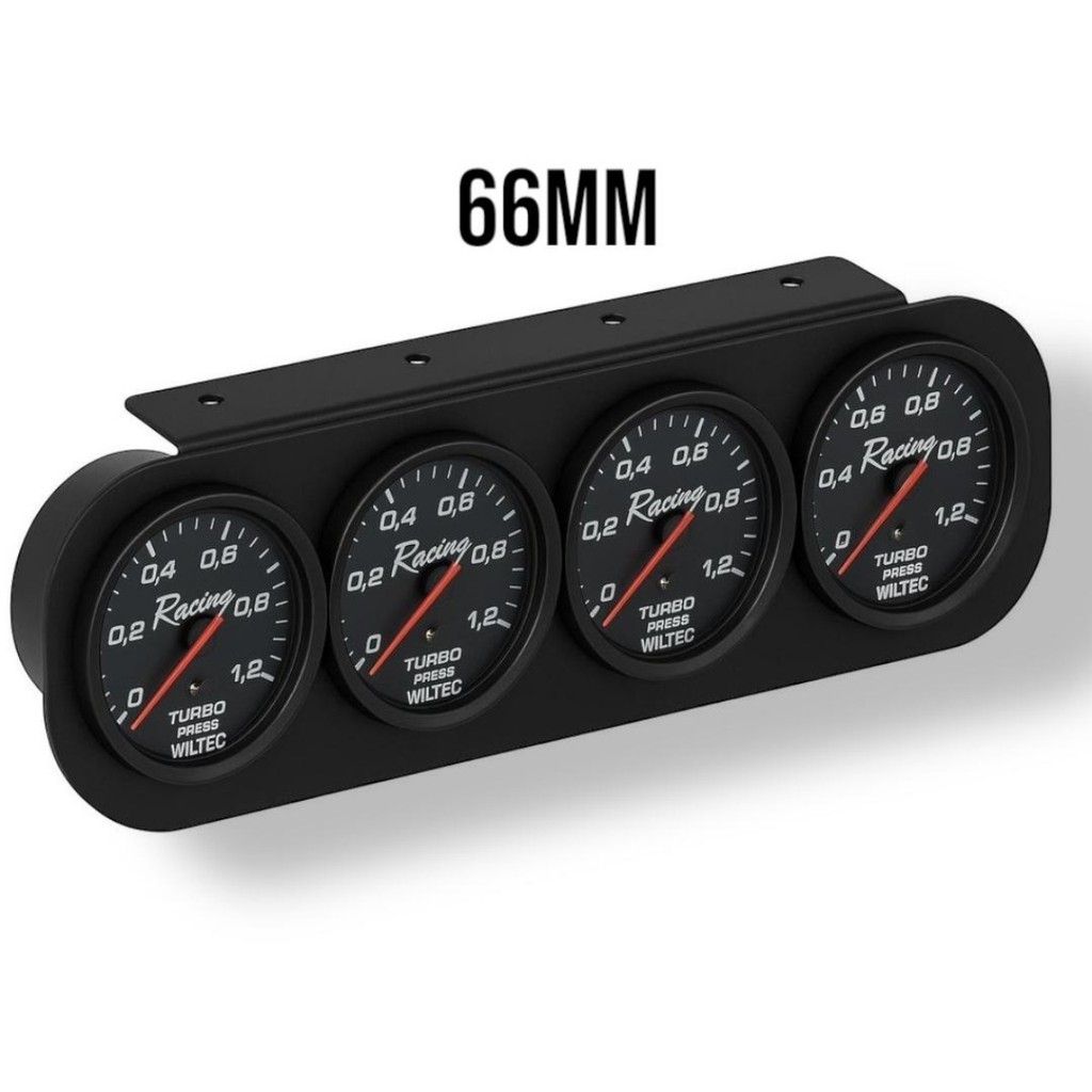 Suporte 4 Relógios 66MM Manometros Odg Cronomac Vw Quadrados