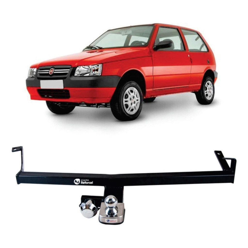 Engate Reboque Fiat Uno 2004 A 2015 Legalizado Inmetro 500kg Bom ..
