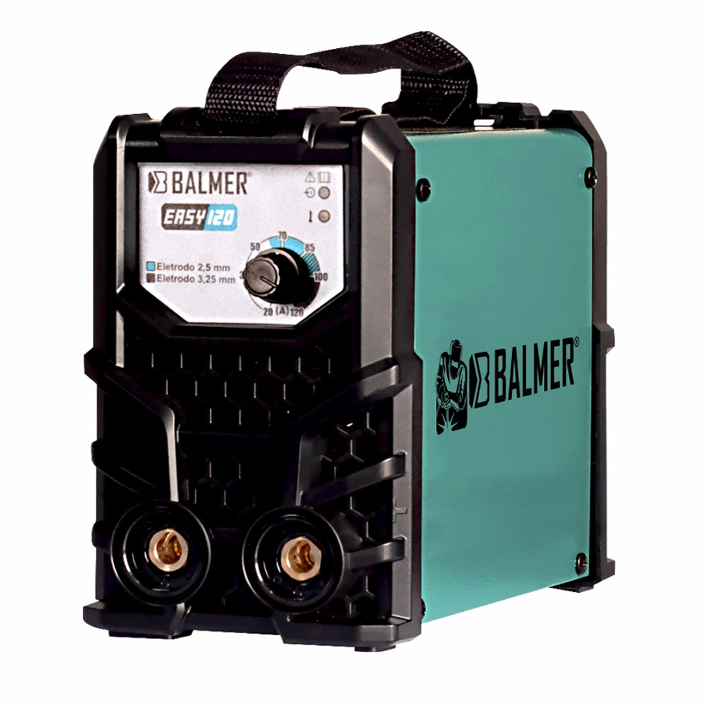 Máquina de Solda Inversora Balmer Easy 120 220V MMA Com Porta Eletrodo + Garra 2m em Oferta na Shopee