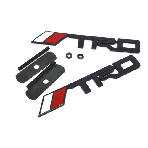 Kit Emblemas Trd Toyota Grade Corolla Camry Hilux Rav4 Etios