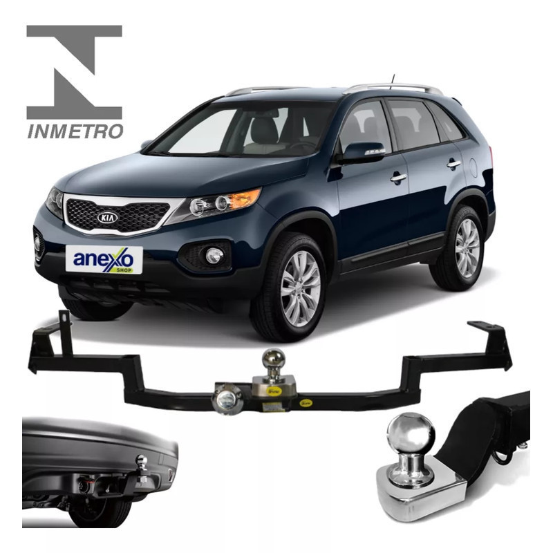Engate Reboque Rabicho Fixo Kia Sorento 2010 2011 2012 2013 KI1000