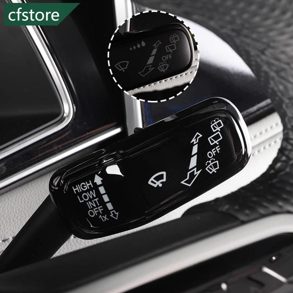 CFSTORE 2 Peças Tampa De Controle Do Interruptor Farol Volante Carro Acessórios De Acabamento Limpador Para VW Polo Golf