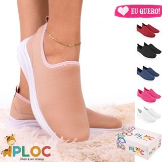 Tênis Feminino Meia Para Caminhada Ortopédico Vl-07 em Oferta na Shopee