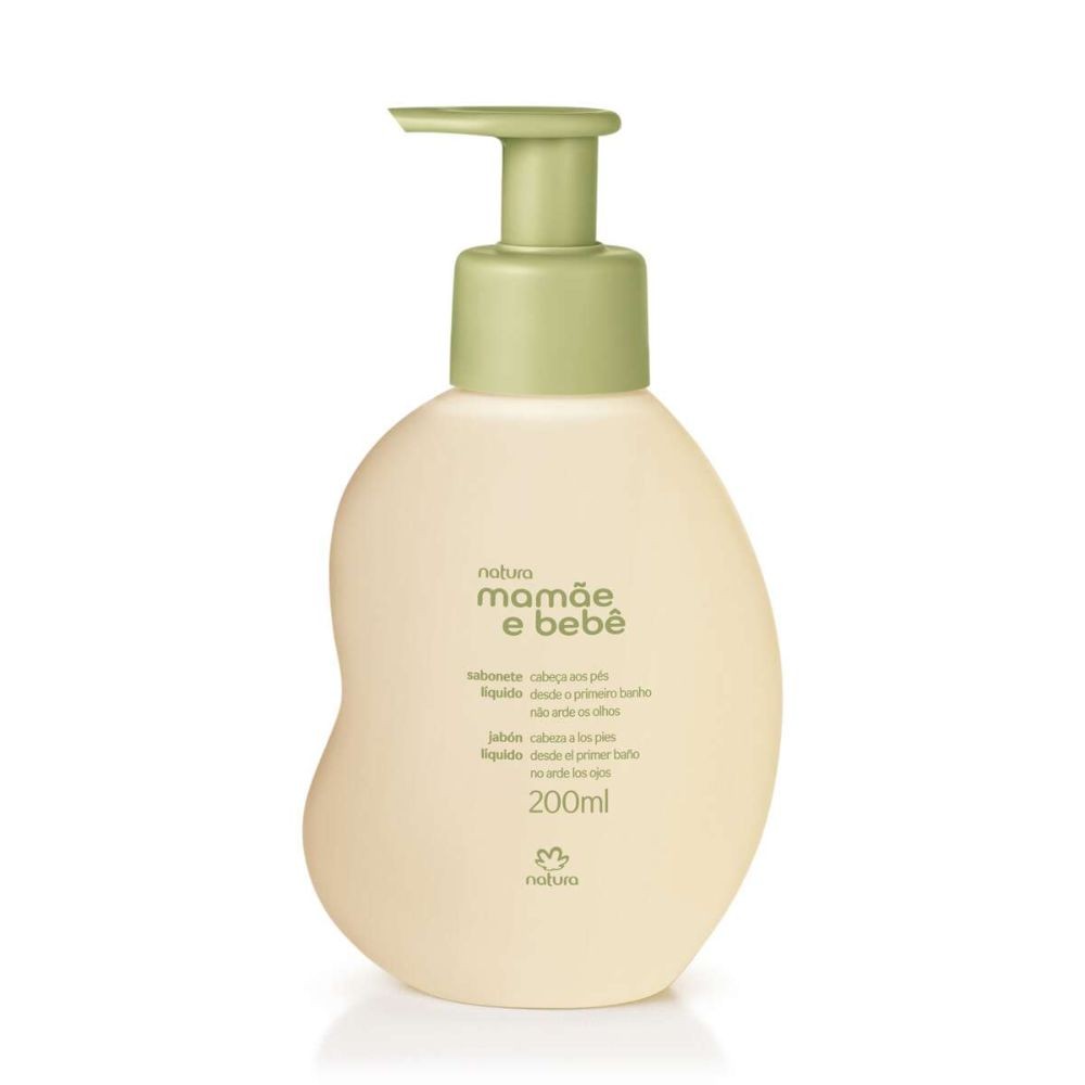 Sabonete Líquido Infantil Natura Mamãe E Bebê 200ml